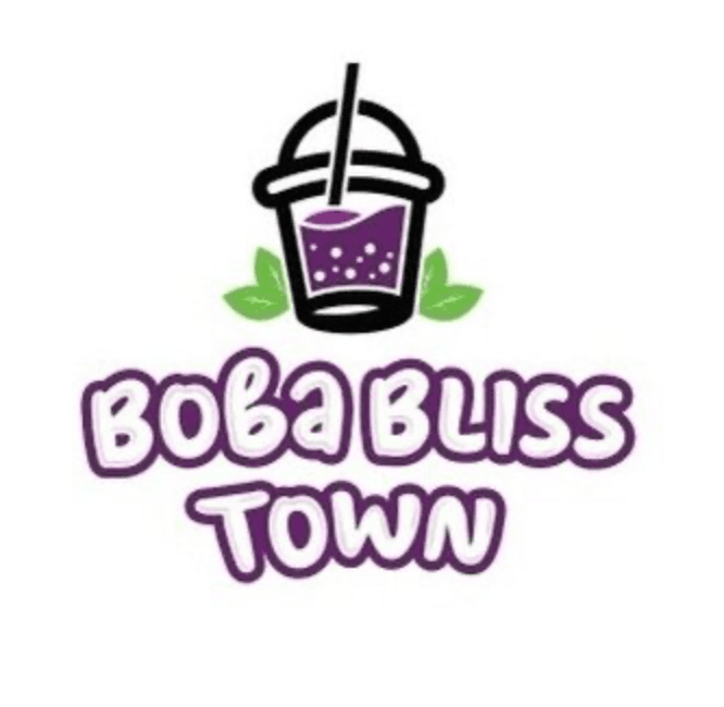 Boba Bliss Town Logo